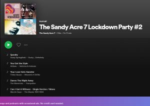 Spotify lockdown Party #2